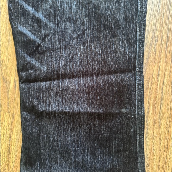 Forever 21 Low Rise Slim Flare Jeans Size 26 Black Blue - Picture 4 of 8